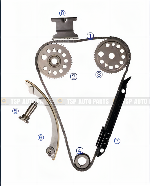 Kit de corrente de distribuição TK-OP005 para OPEL