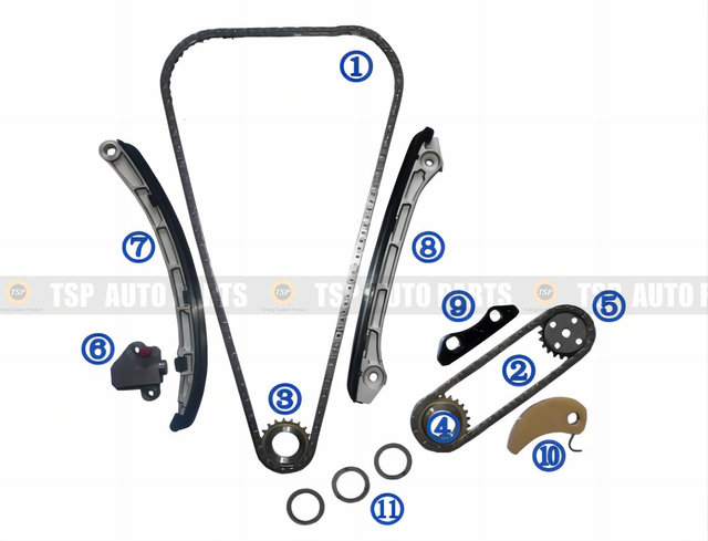 Kit de corrente de distribuição TK-JG011 para JAGUAR 2.0T